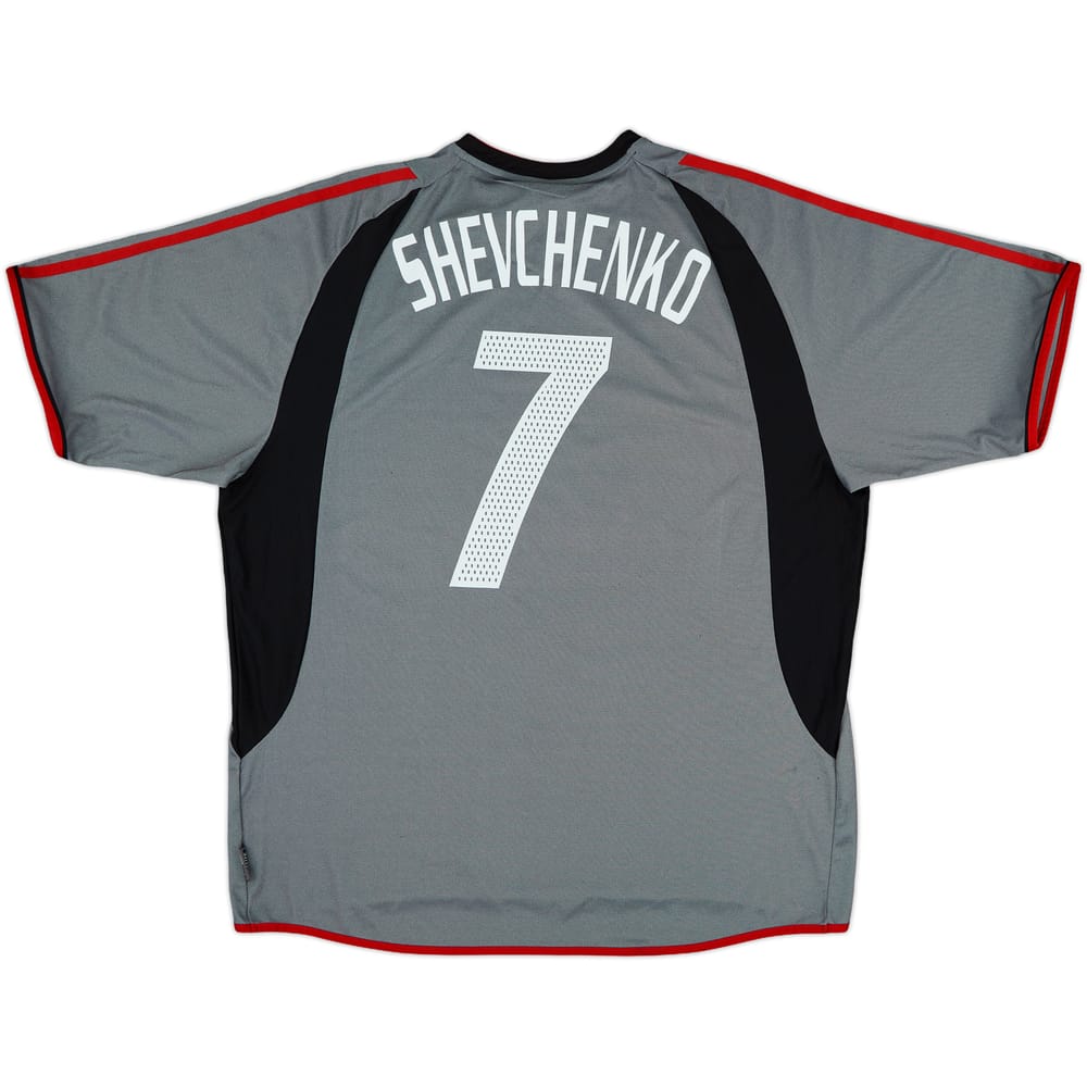 2003-04 AC Milan Third Shirt Shevchenko #7 - 8/10 - (XXL)