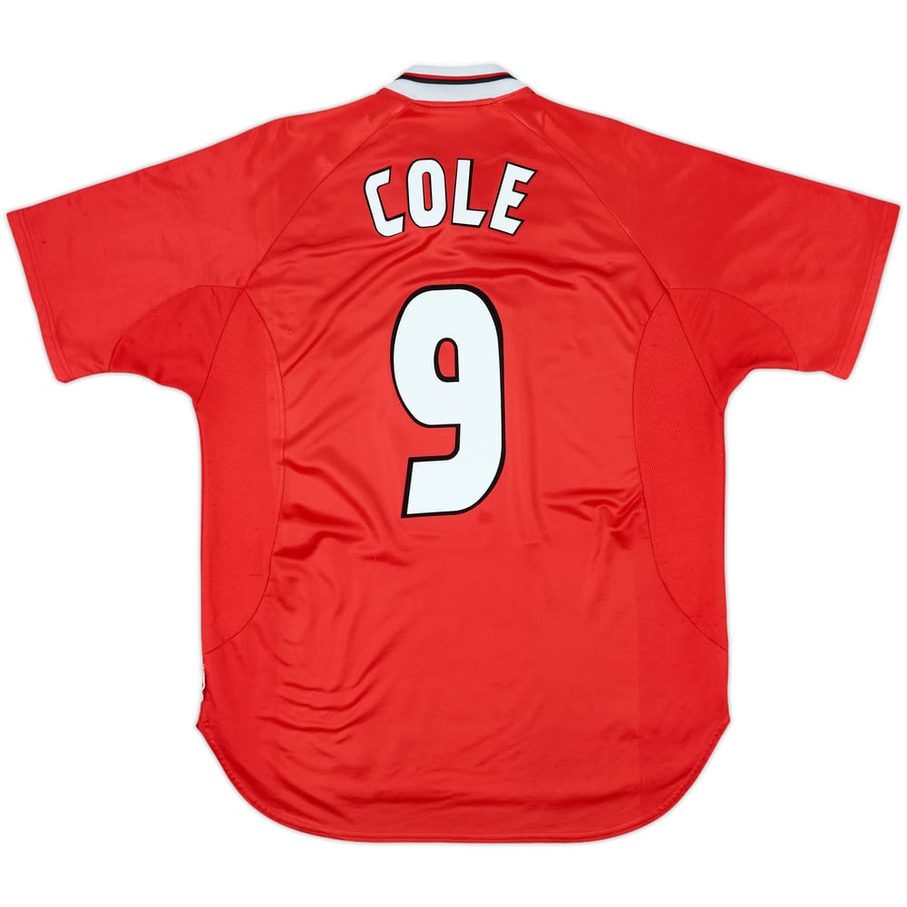 1997-00 Manchester United CL Shirt Cole #9 - 5/10 - (XL)