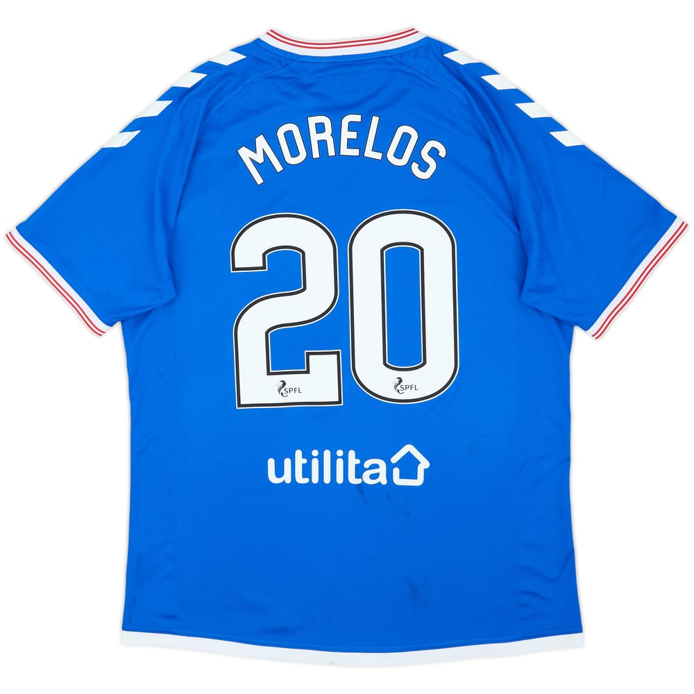 2019-20 Rangers Home Shirt Morelos #20 - 5/10 - (L)