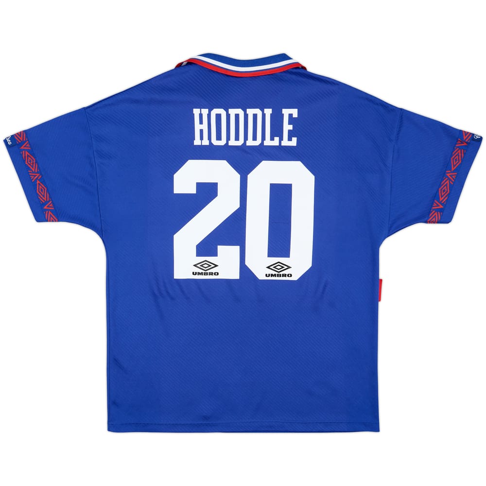 1993-94 Chelsea Home Shirt Hoddle #20 - 8/10 - (XL)