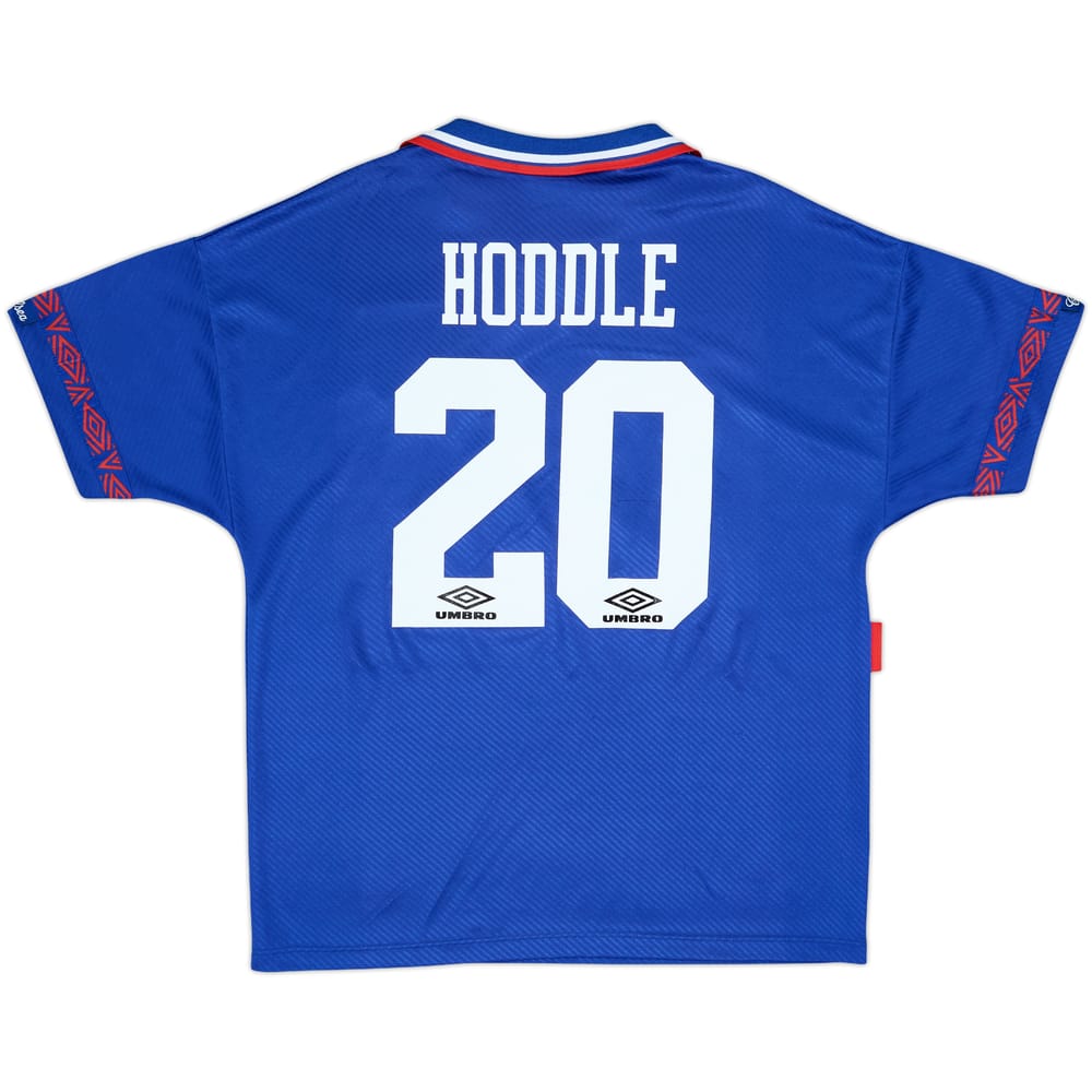 1993-94 Chelsea Home Shirt Hoddle #20 - 8/10 - (XL)