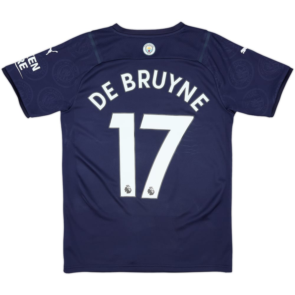 2021-22 Manchester City Third Shirt De Bruyne #17 - 9/10 - (S)