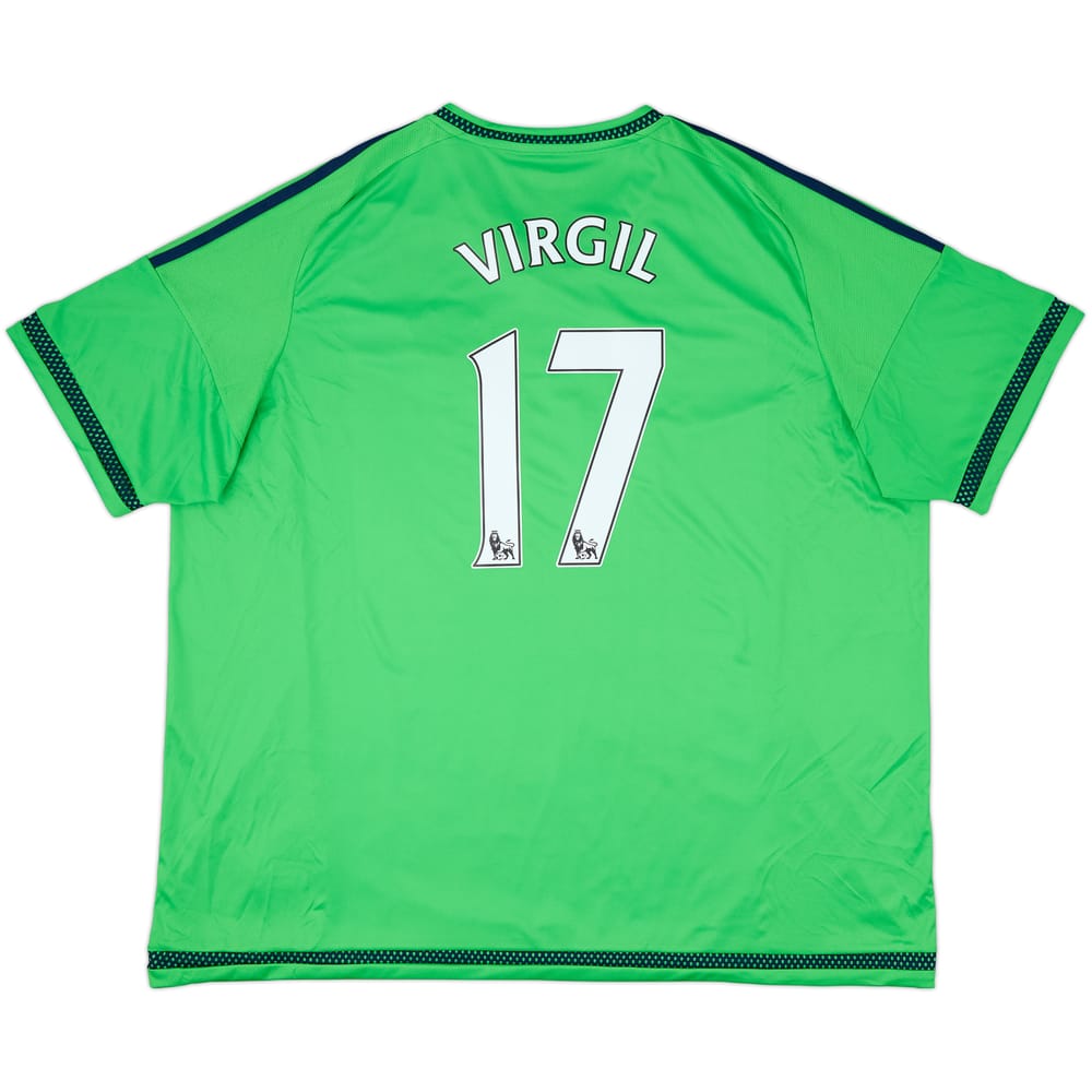 2015-16 Southampton Away Shirt Virgil #17 - 9/10 - (3XL)