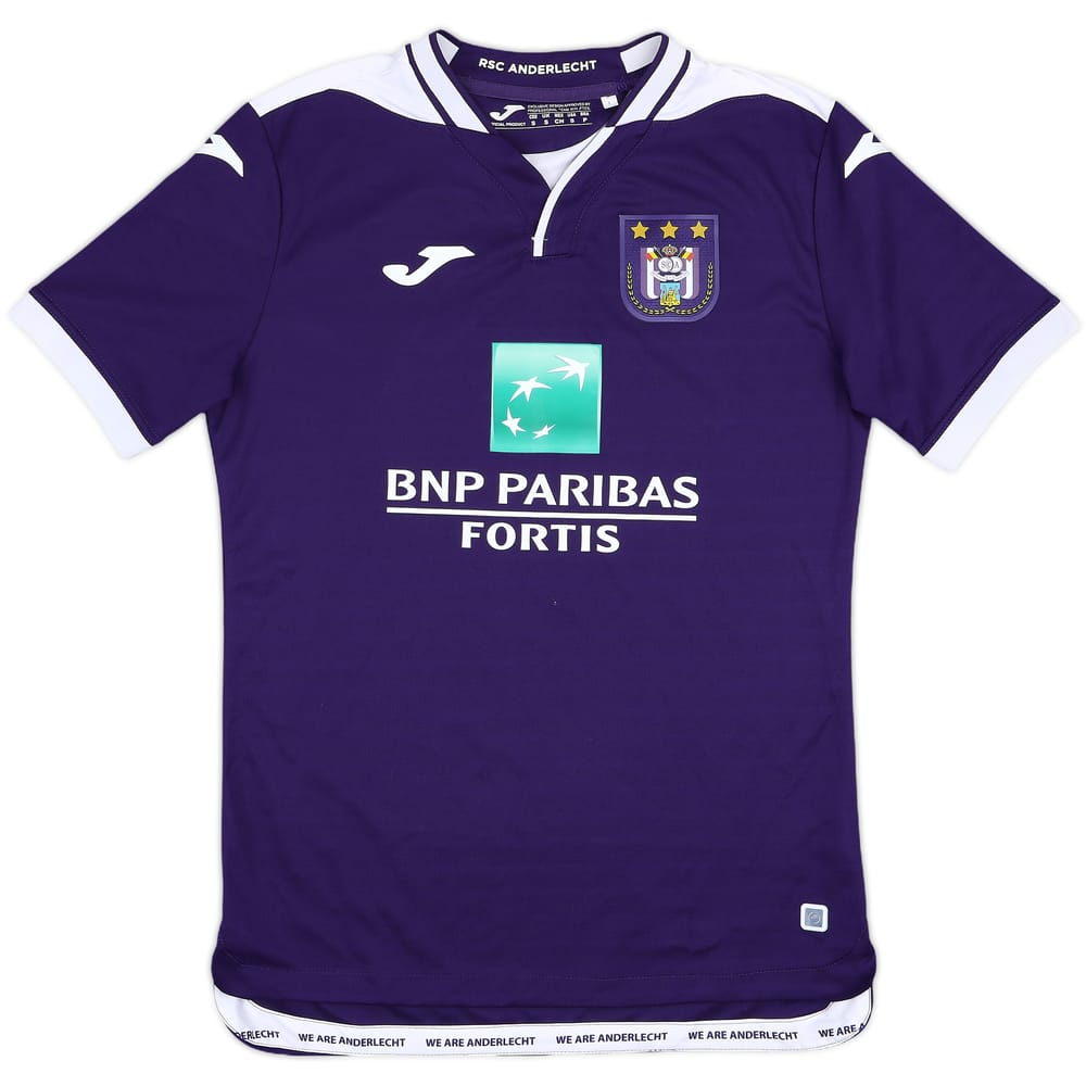 2019-20 Anderlecht Home Shirt Kompany #4 - 9/10 - (S)
