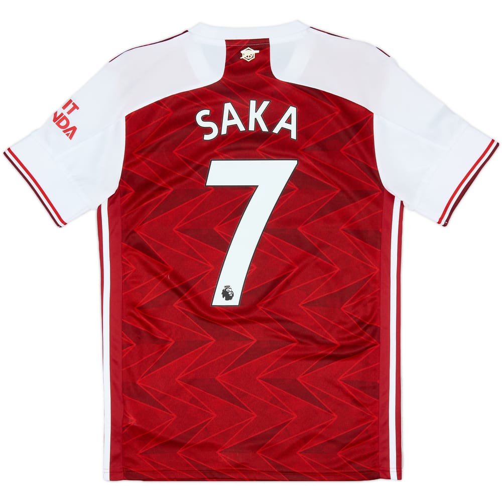 2020-21 Arsenal Home Shirt Saka #7 - 7/10 - (S)