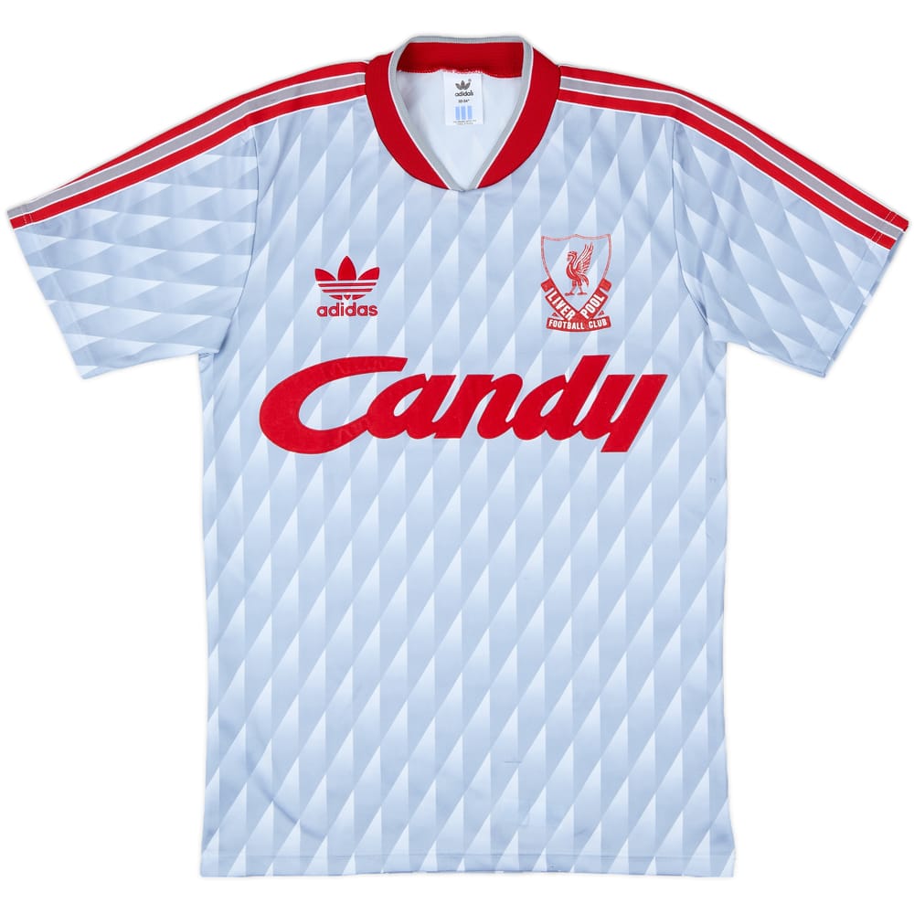1989-91 Liverpool Away Shirt - 8/10 - (Y)
