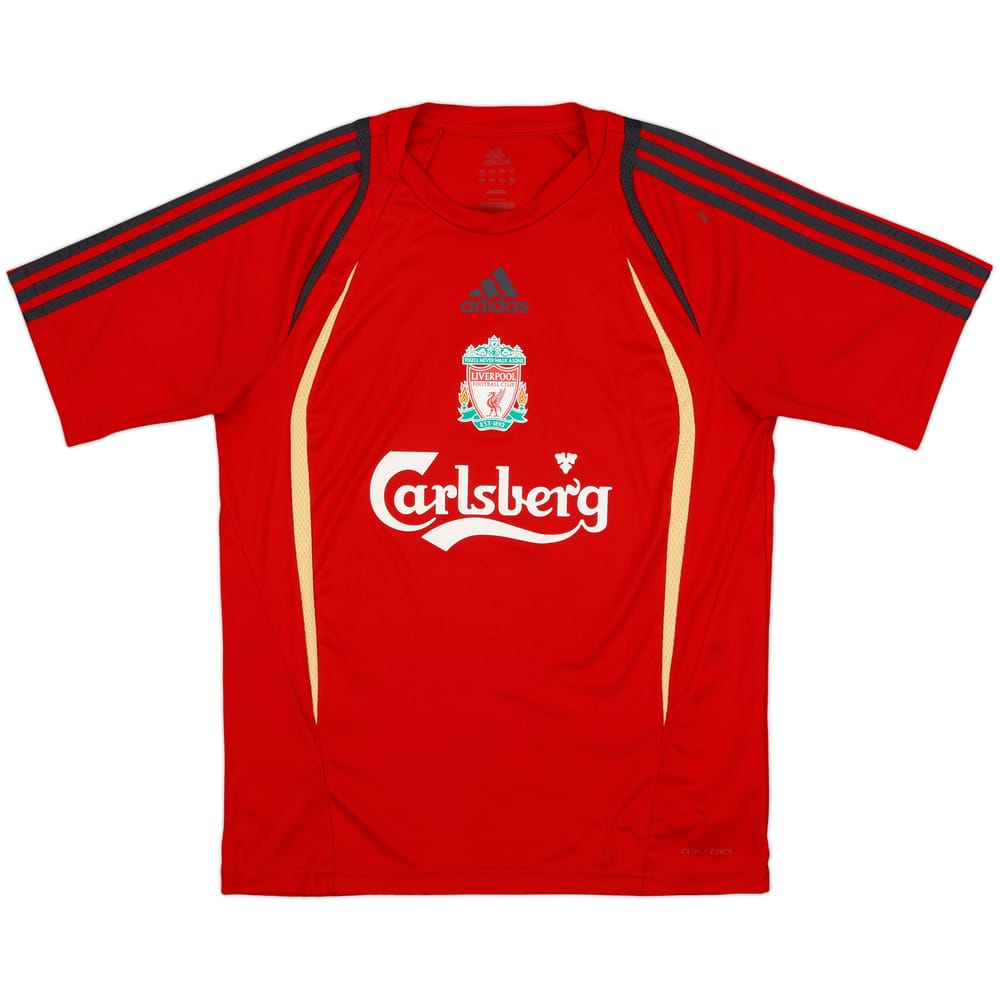 2009-10 Liverpool adidas Training Shirt - 8/10 - (M/L)