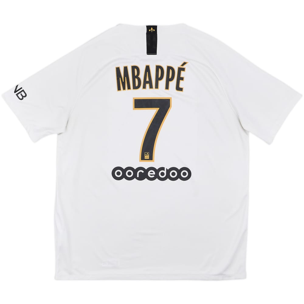2018-19 Paris Saint-Germain Away Shirt Mbappe #7 - 7/10 - (XL)