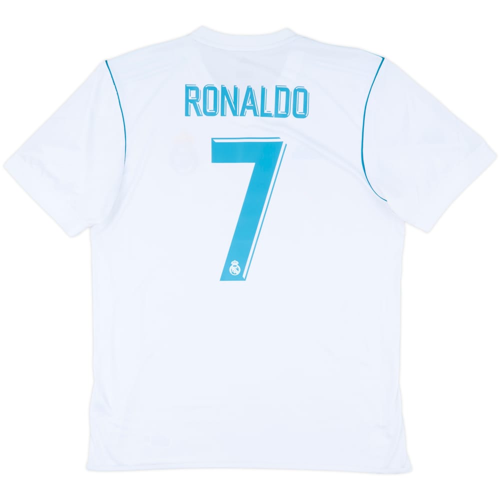 2017-18 Real Madrid Home Shirt Ronaldo #7 - 8/10 - (L)