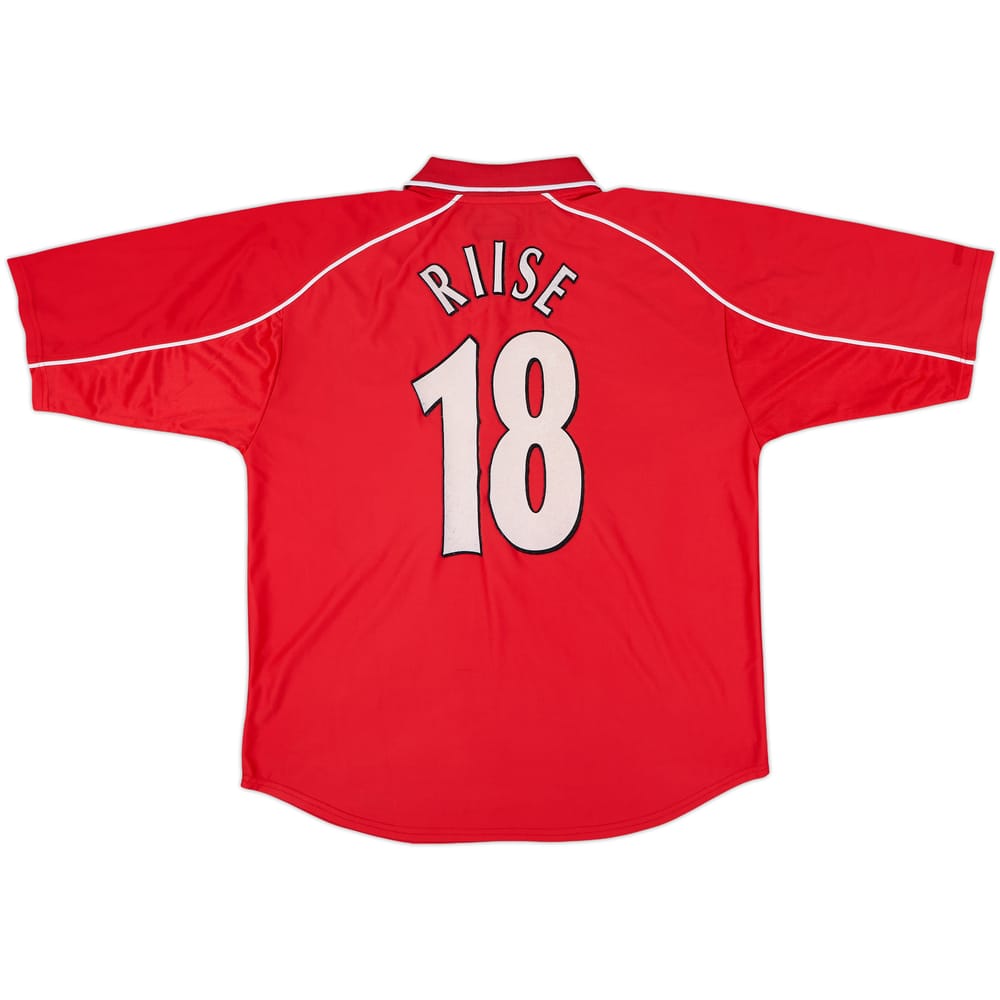 2000-02 Liverpool Home Shirt Riise #18 - 7/10 - (L)