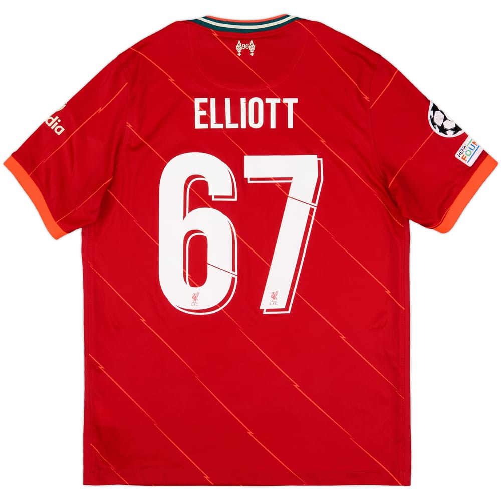 2021-22 Liverpool Home Shirt Elliott #67 - 10/10 - (L)