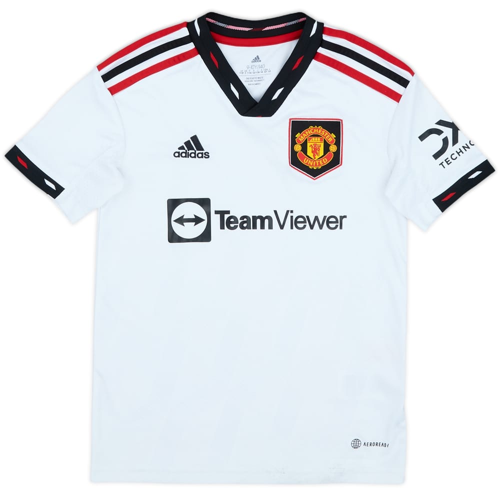 2022-23 Manchester United Away Shirt - 7/10 - (S.Boys)