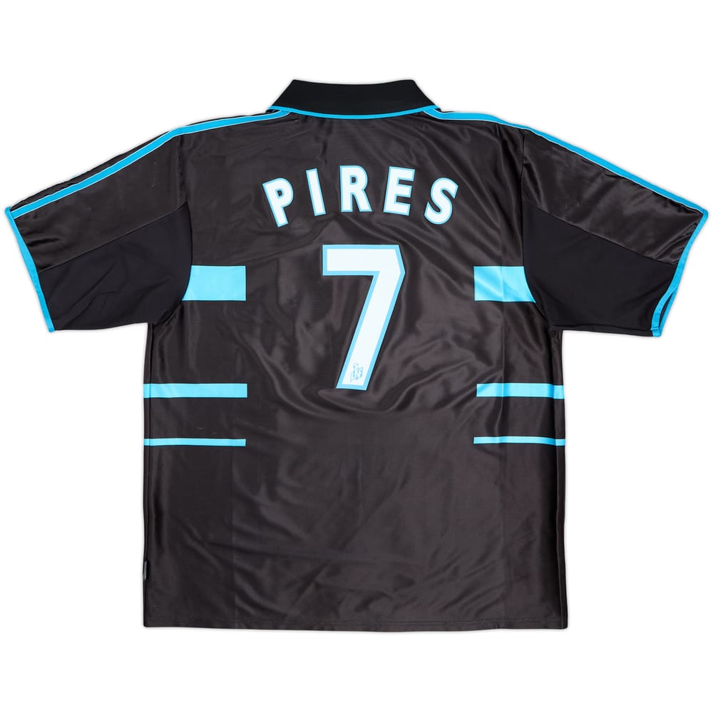 1999-00 Olympique Marseille Third Shirt Pires #7 - 8/10 - (XL)