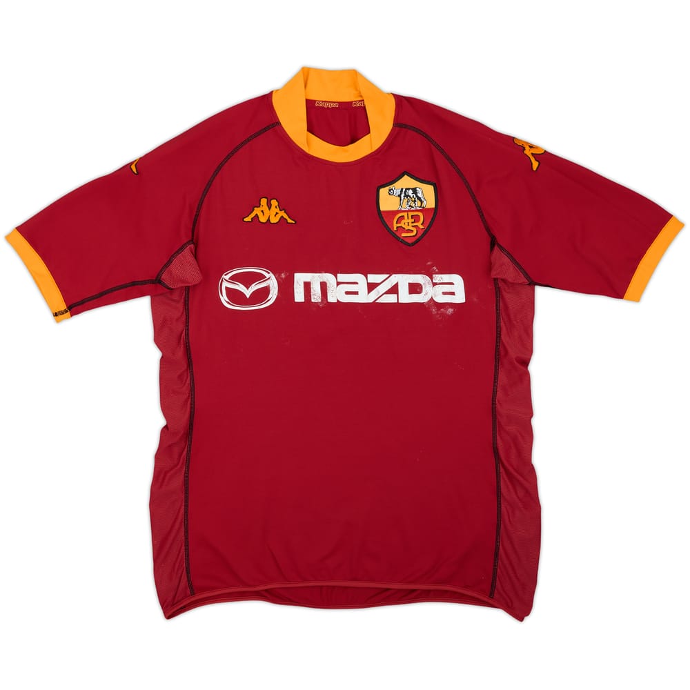 2007-08 Roma Home Shirt - 5/10 - (XL)