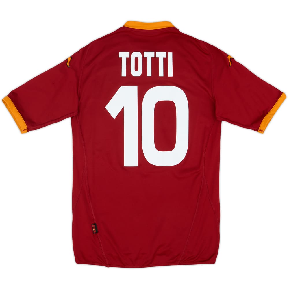 2002-03 Roma Home Shirt Totti #10 - 6/10 - (L)