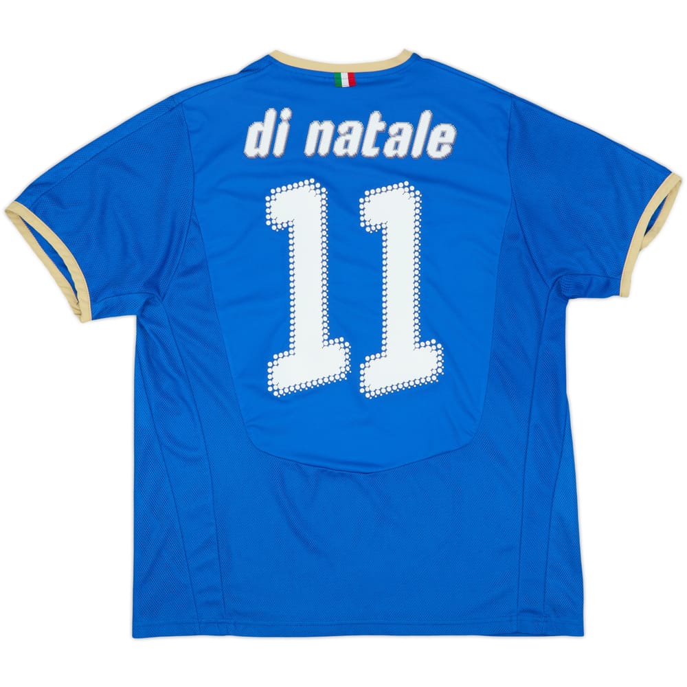 2007-08 Italy Home Shirt Di Natale #11 - 5/10 - (XL)