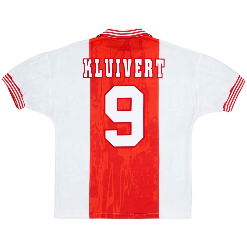 1996-97 Ajax Home Shirt Kluivert #9 - 8/10 - (XL)