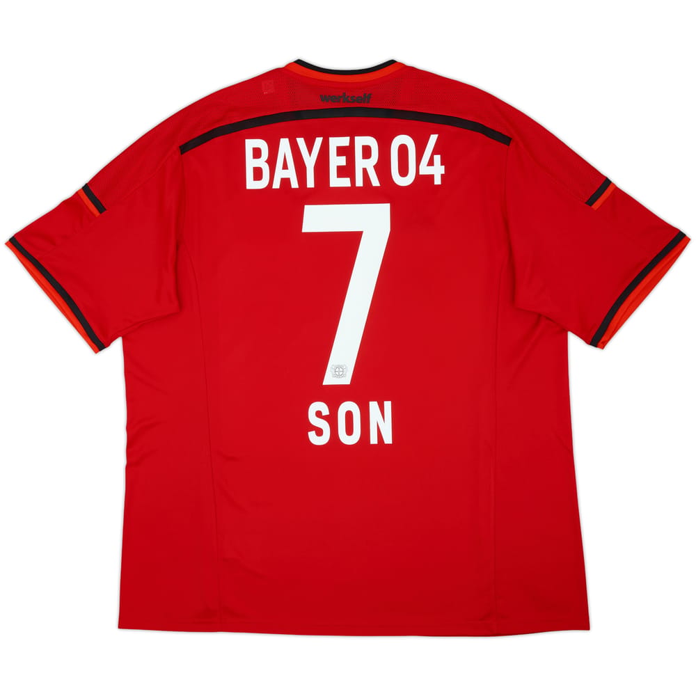 2014-15 Bayer Leverkusen Home Shirt Son #7 - 10/10 - (XXL)