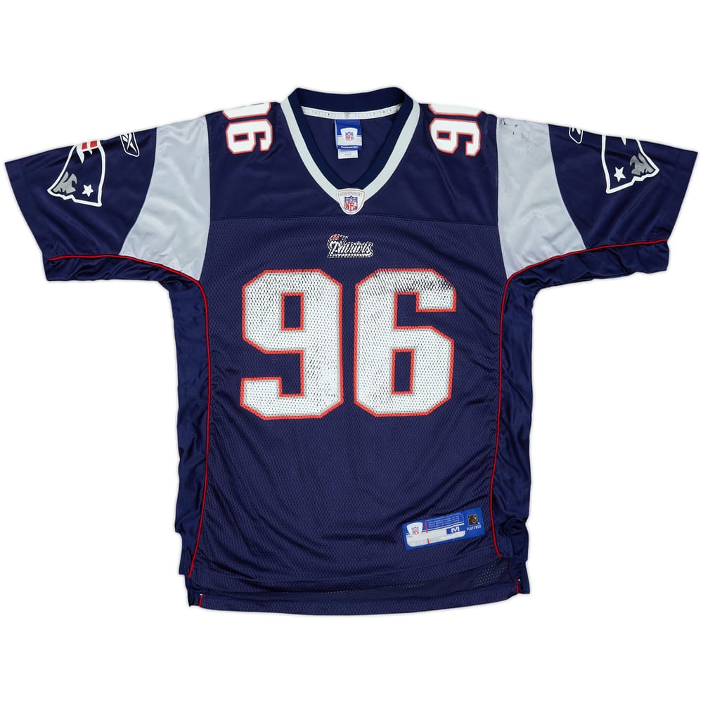 2007 New England Patriots Thomas #96 Reebok On Field Home Jersey - 3/10 - (M)