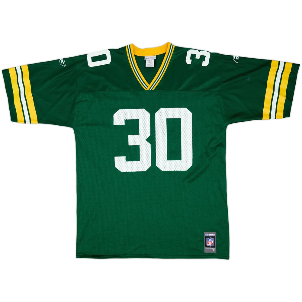 2001 Green Bay Packers Green #30 Reebok Home Jersey - 7/10 - (XL)