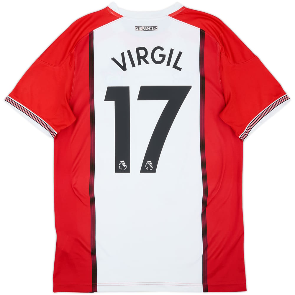 2017-18 Southampton Home Shirt Virgil #17 - 6/10 - (M)