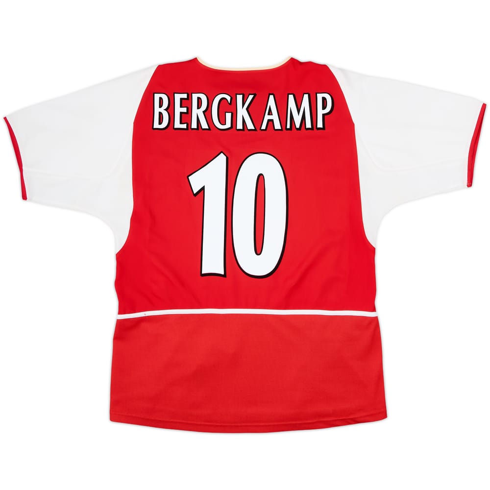 2002-04 Arsenal Home Shirt Bergkamp #10 - 8/10 - (XL)