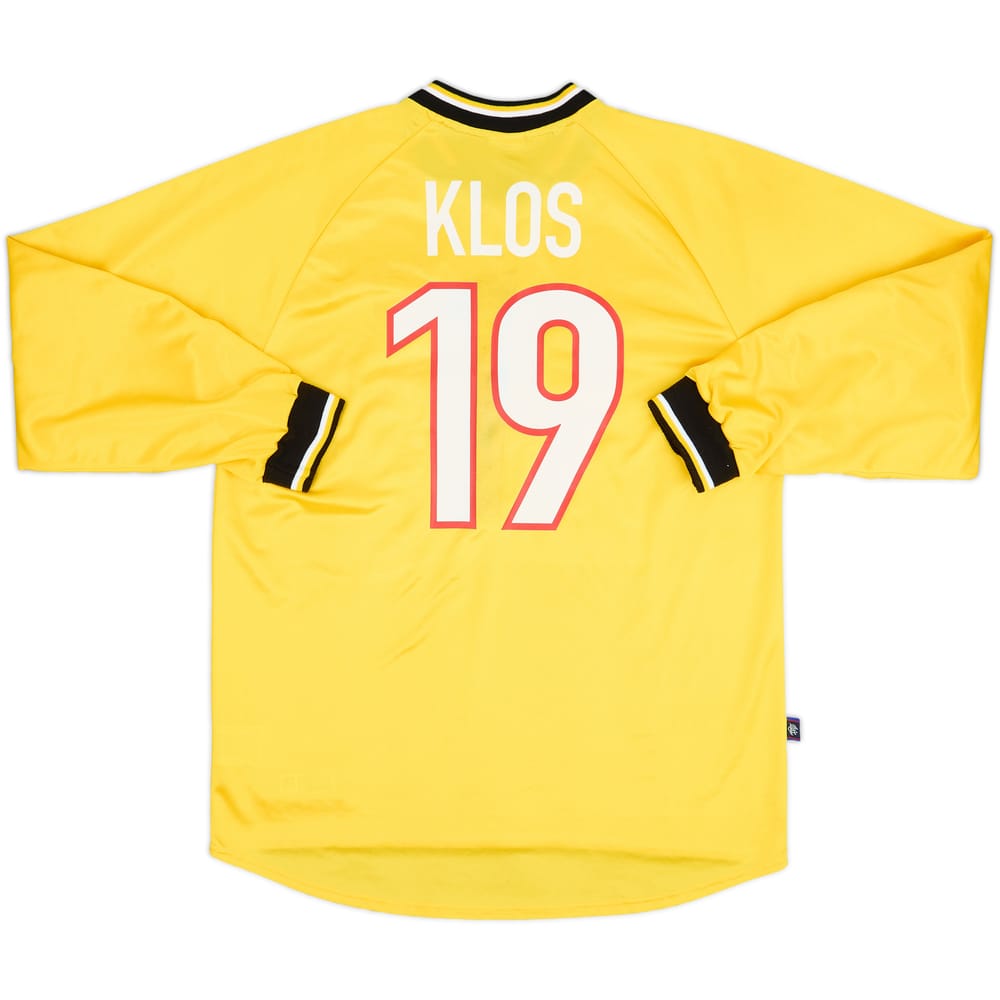 1997-99 Rangers GK Shirt Klos #19 - 6/10 - (L)