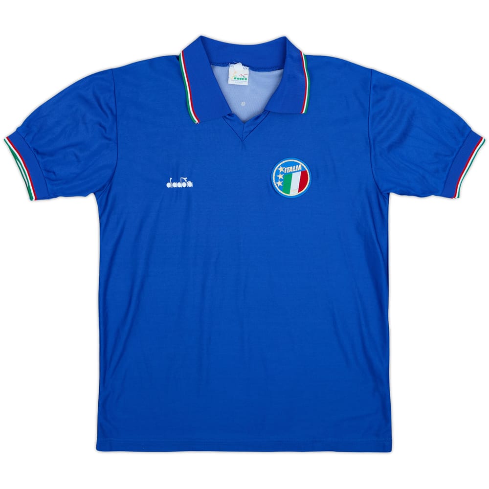 Camiseta de local de Italia 1986-91 #4 - 6/10 - (M)