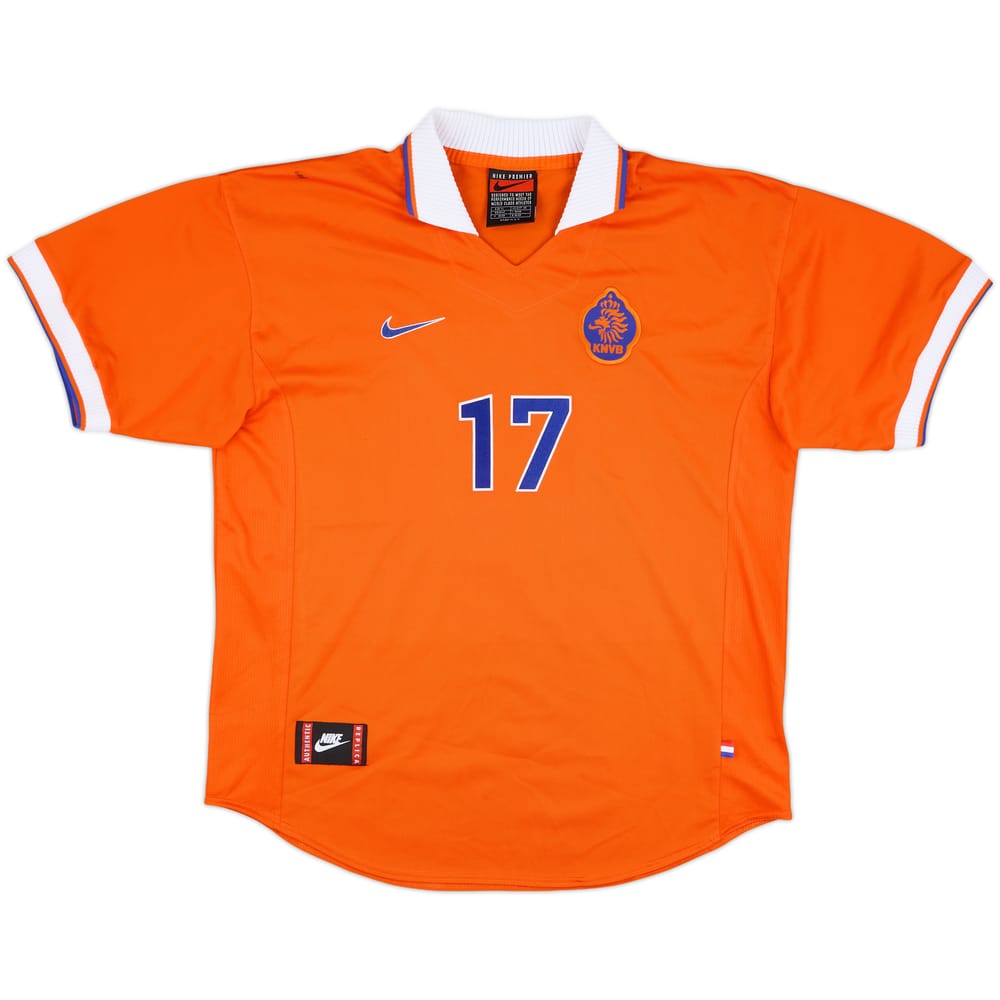 1997-98 Netherlands Home Shirt #17 - 8/10 - (XL)