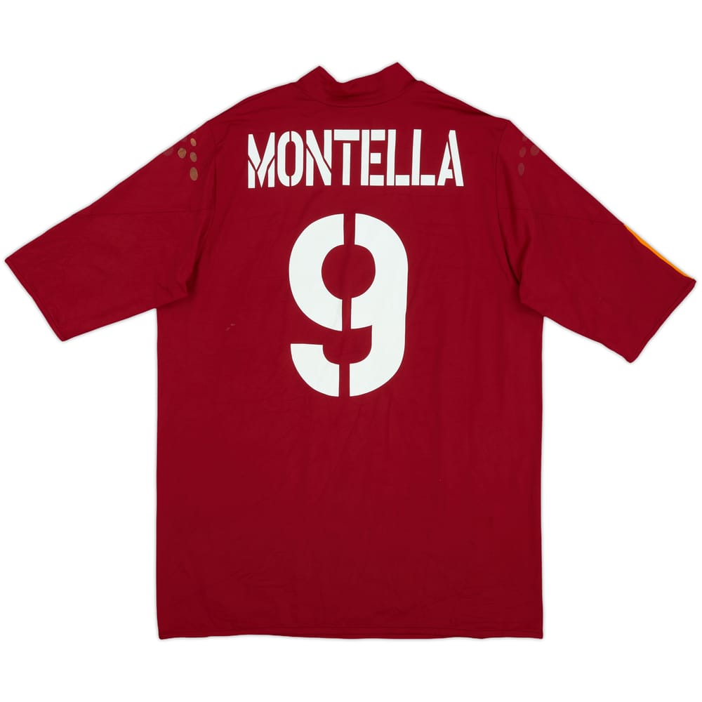 2004-05 Roma Home Shirt Montella #10 - 4/10 - (XL)