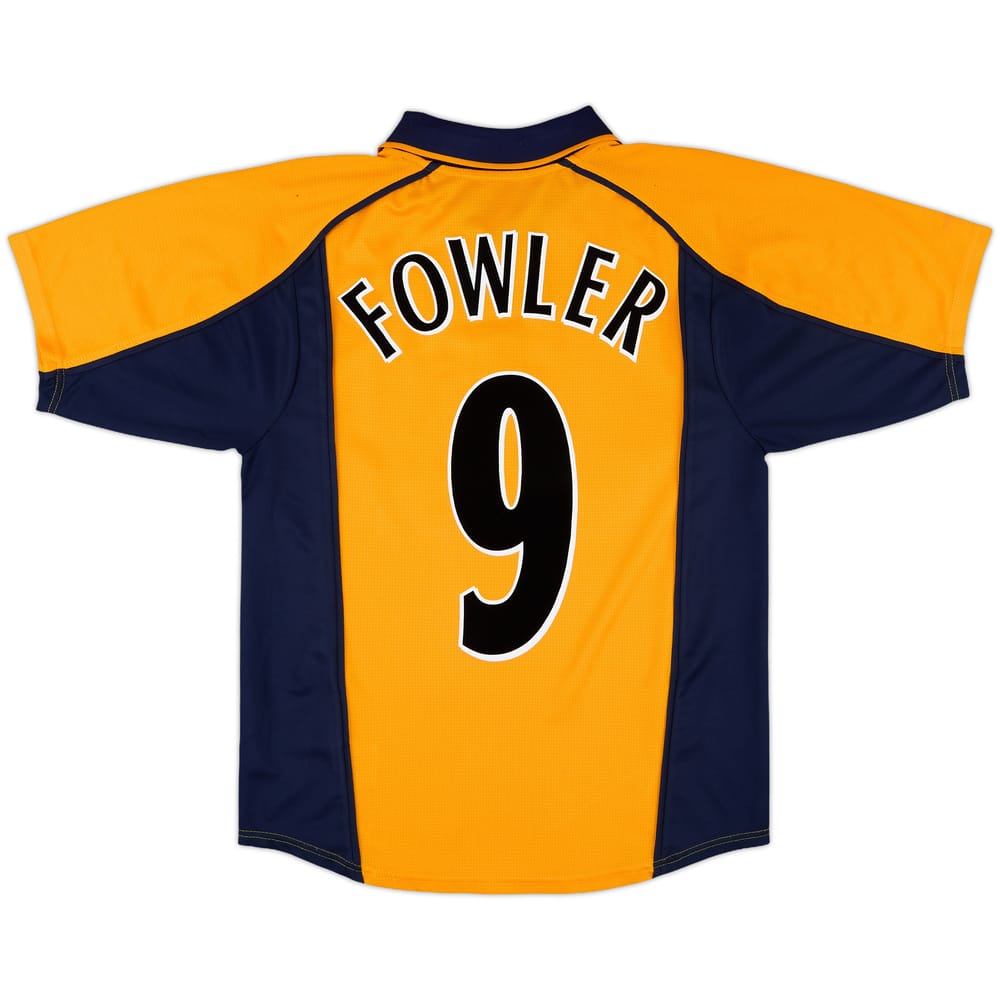 2000-02 Liverpool Away Shirt Fowler #9 - 6/10 - (L.Boys)