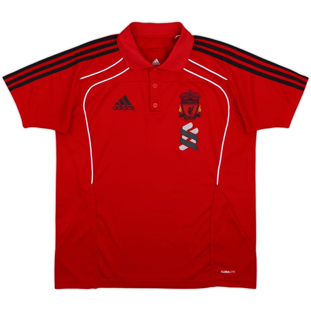 2010-11 Liverpool adidas Polo Shirt - 9/10 - (M/L)