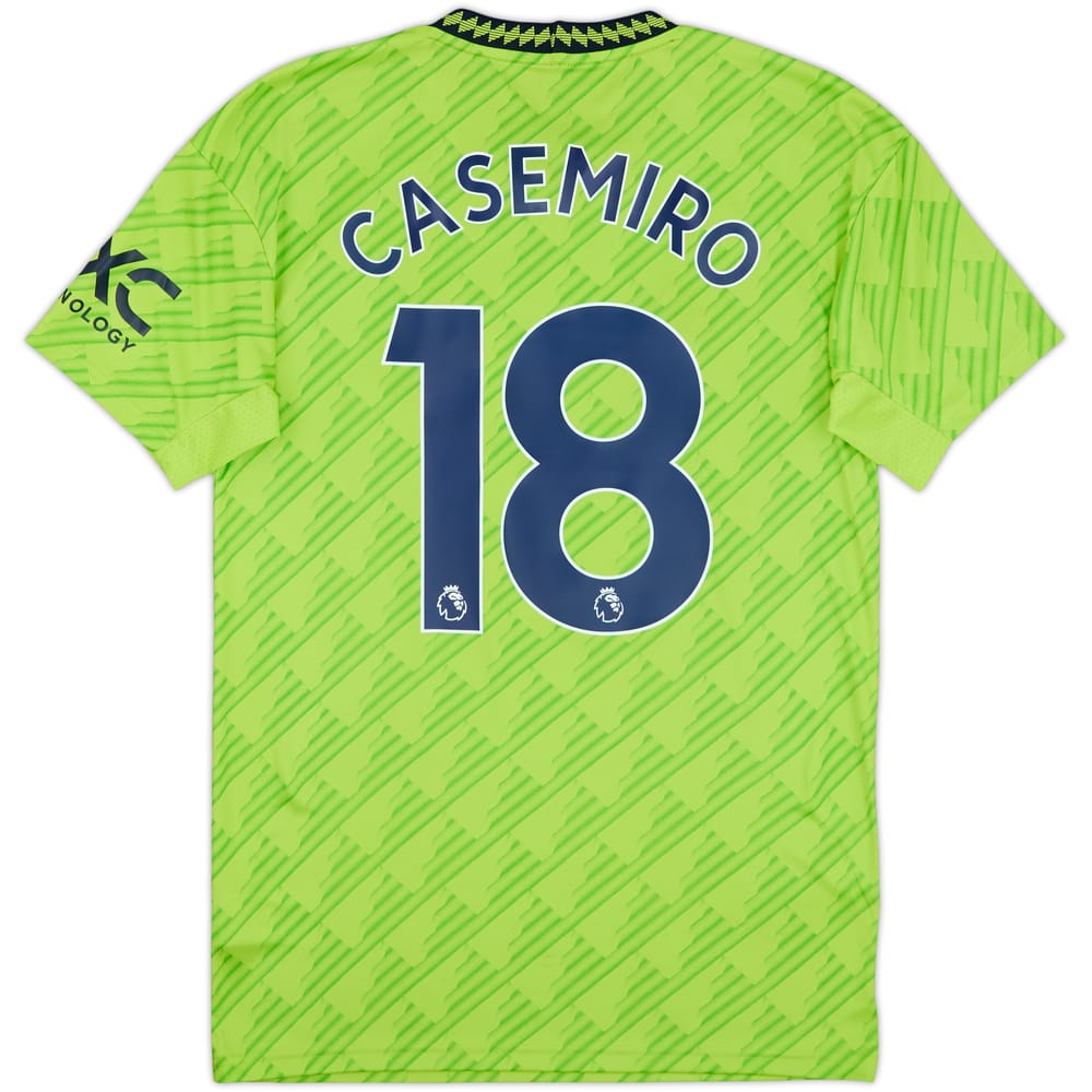 2022-23 Manchester United Third Shirt Casemiro #18 - 7/10 - (S)