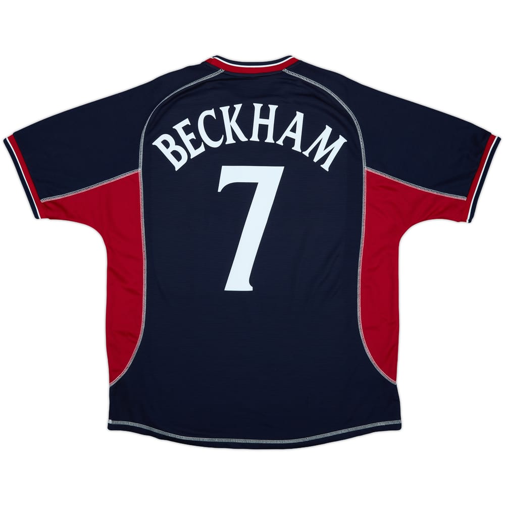 2000-01 Manchester United Third Shirt Beckham #7 - 8/10 - (XL)
