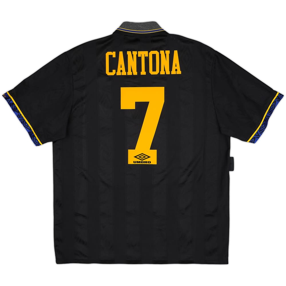 1993-95 Manchester United Away Shirt Cantona #7 - 6/10 - (XL)