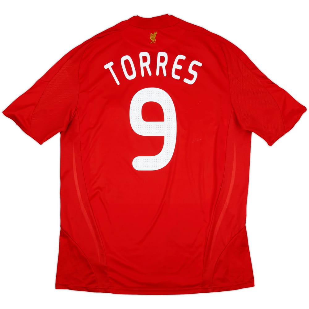 2008-10 Liverpool Home Shirt Torres #9 - 6/10 - (XL)