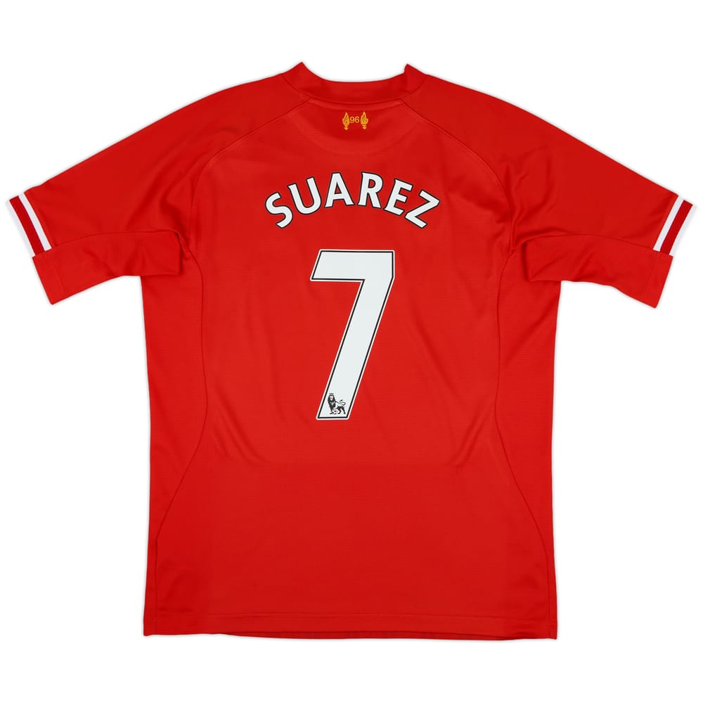 2013-14 Liverpool Home Shirt Suarez #7 - 9/10 - (L)
