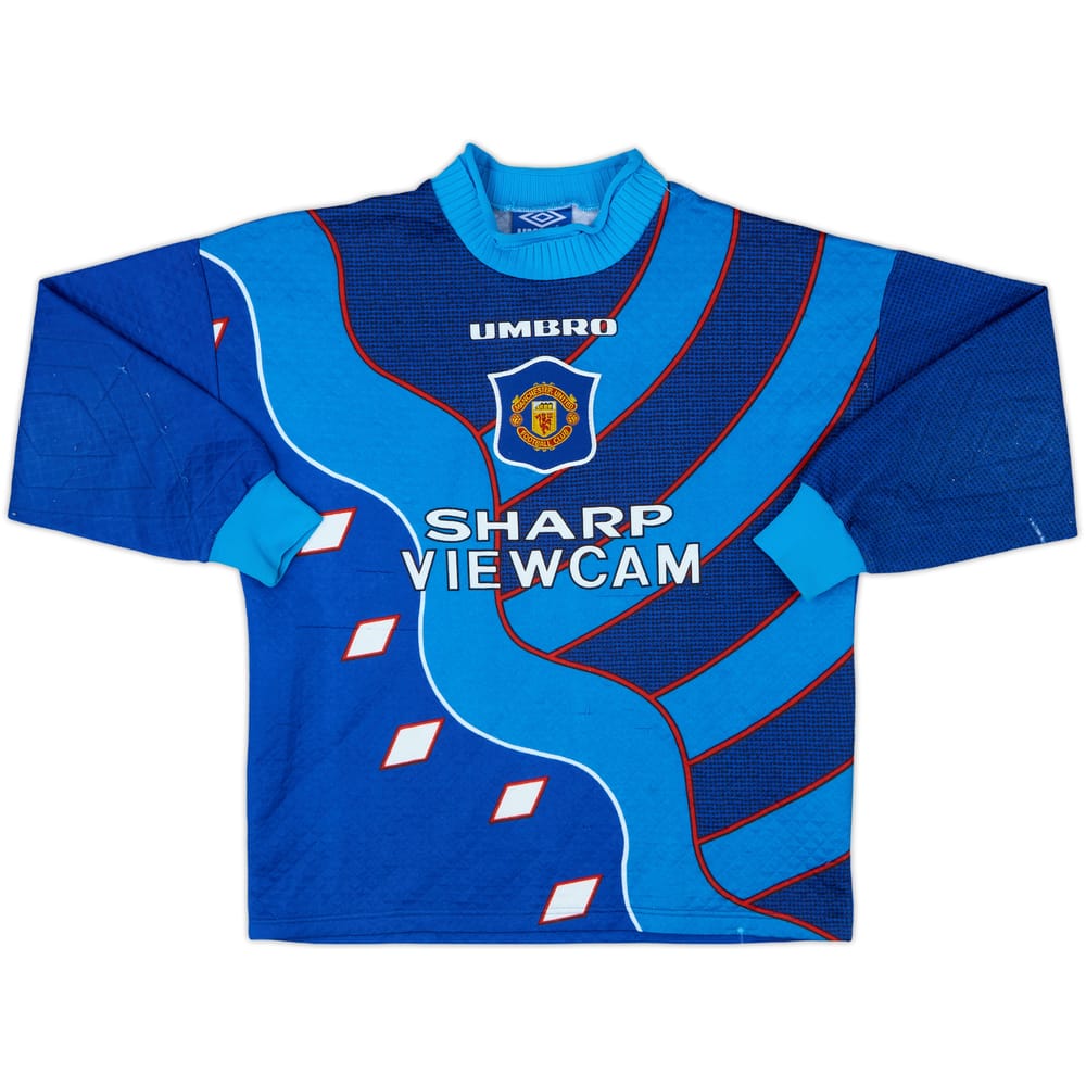 1994-97 Manchester United GK Shirt - 7/10 - (Y)
