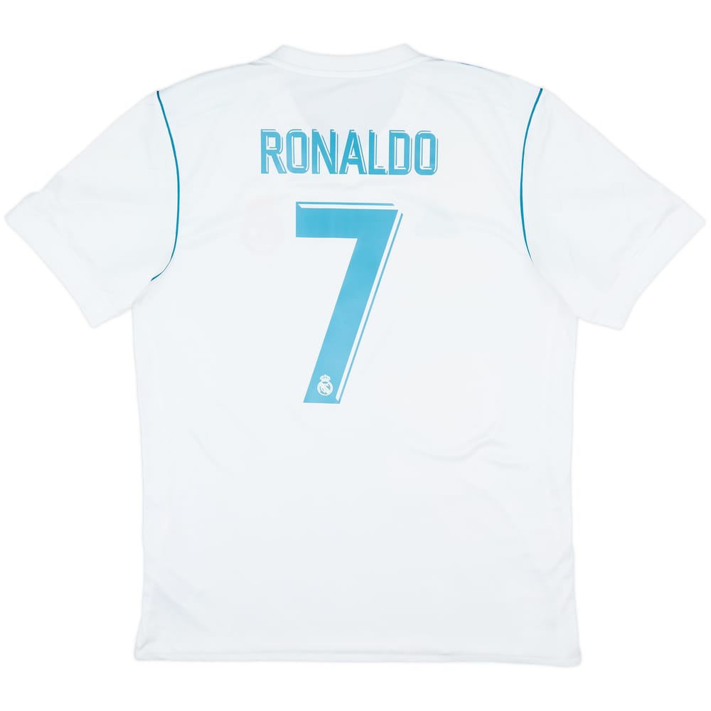 2017-18 Real Madrid Home Shirt Ronaldo #7 - 8/10 - (L)