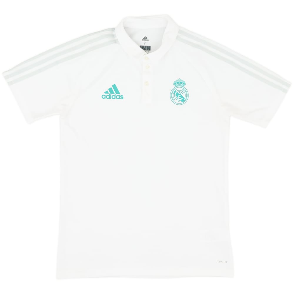 2017-18 Real Madrid adidas Polo Shirt - 8/10 - (S)