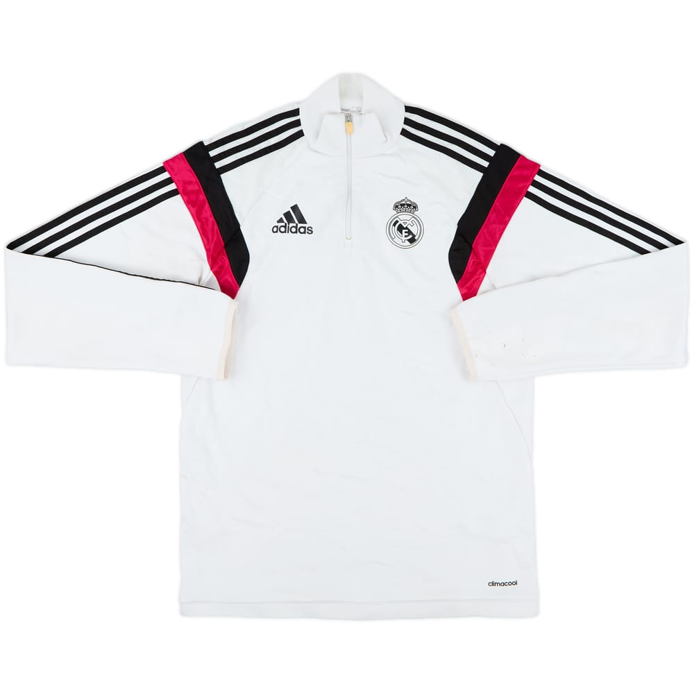 2014-15 Real Madrid adidas 1/4 Zip Drill Top - 6/10 - (S)