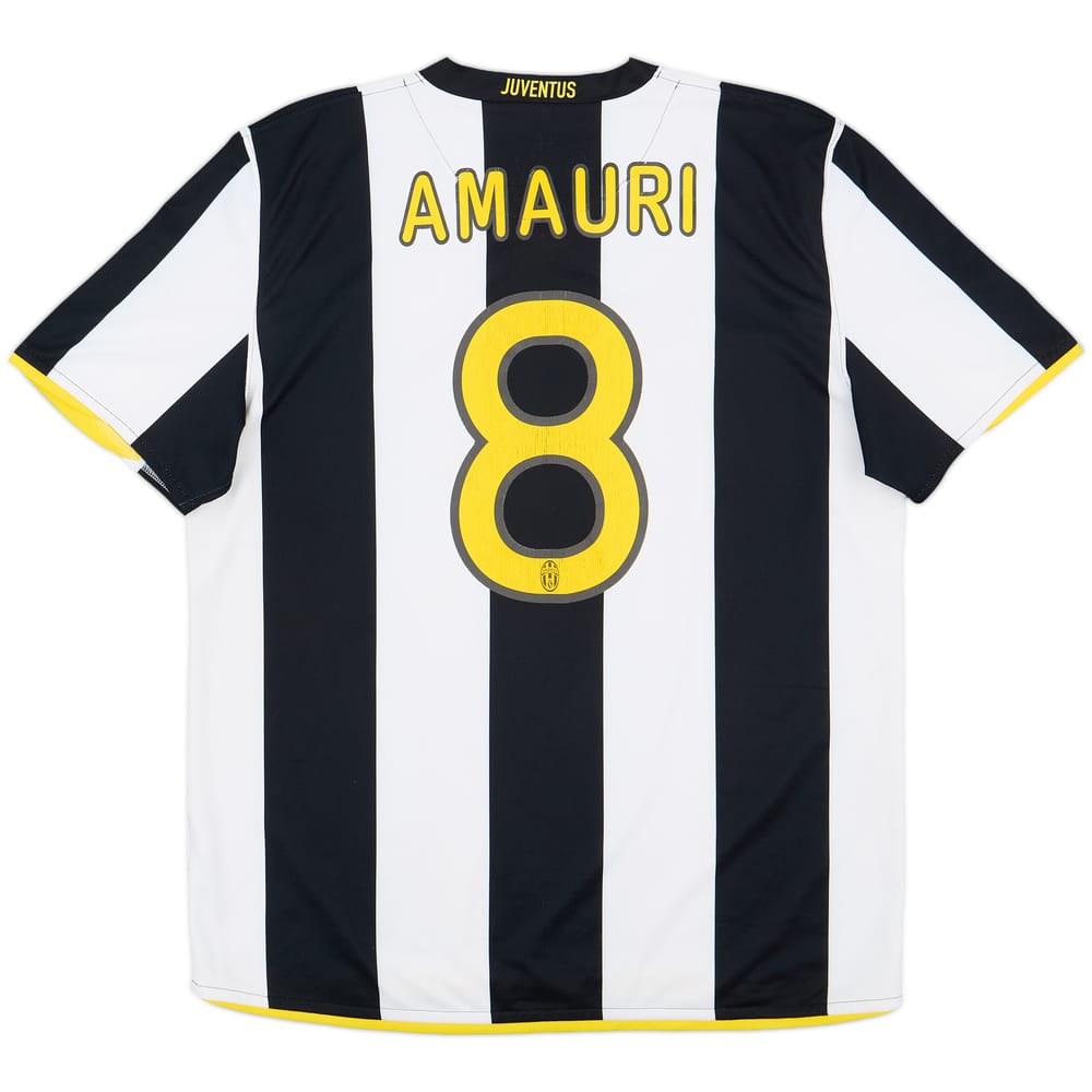 2008-09 Juventus Home Shirt Amauri #8 - 6/10 - (L)