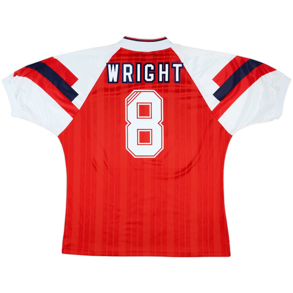 1992-94 Arsenal Home Shirt Wright #8 - 8/10 - (XL)