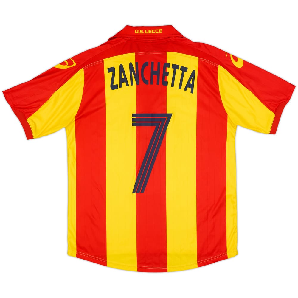 2007-08 Lecce Home Shirt Zanchetta #7 - 5/10 - (M)