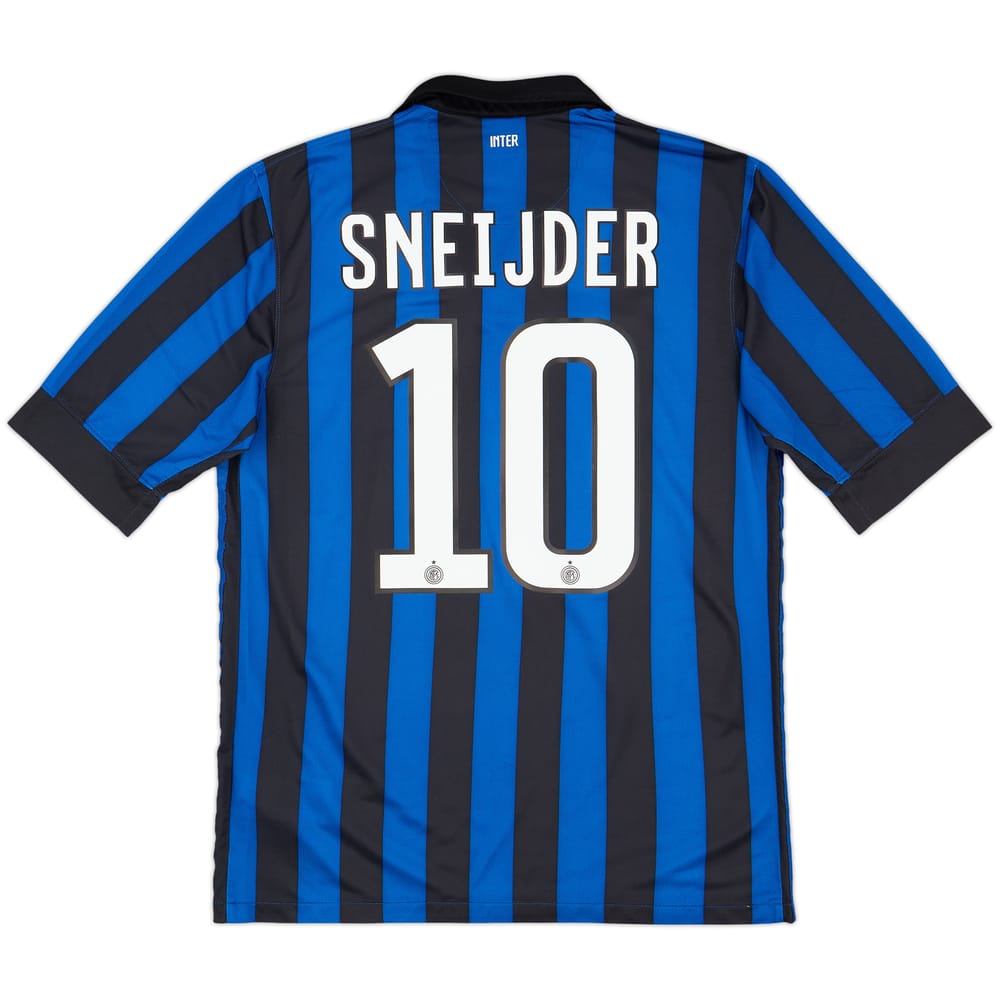 2011-12 Inter Milan Home Shirt Sneijder #10 - 7/10 - (M)