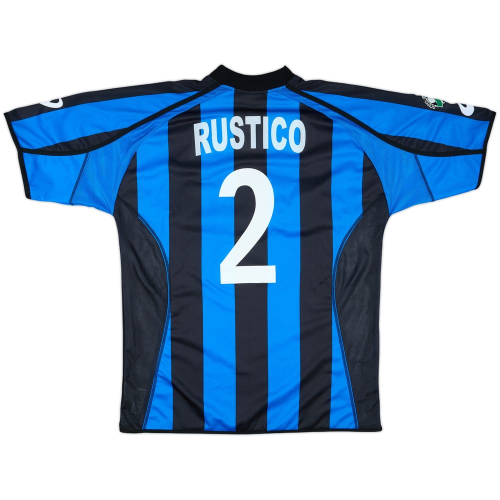 2003-04 Atalanta Match Issue Home Shirt Rustico #2