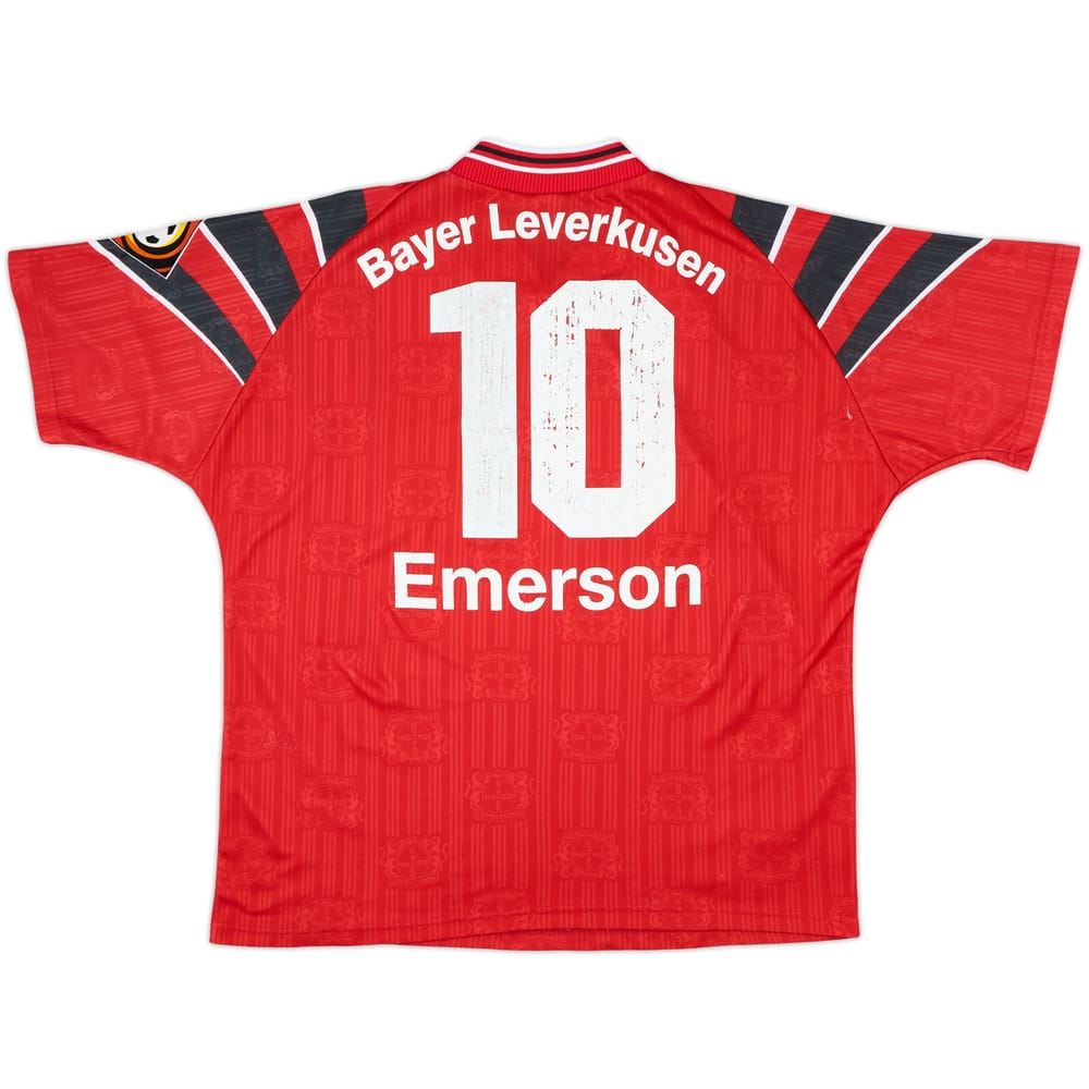 1996-97 Bayer Leverkusen Home Shirt Emerson #10 - 6/10 - (XL)