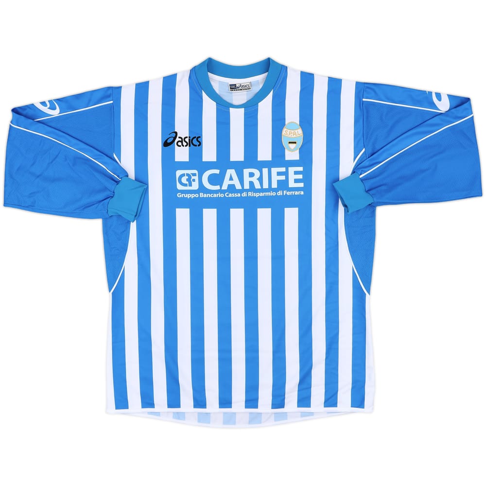 2003-04 SPAL Home L/S Shirt - 9/10 - (XL)