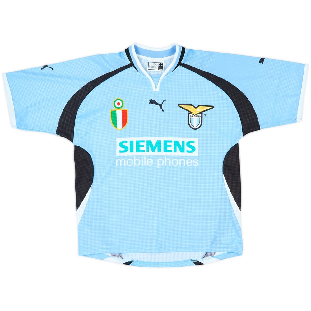 2000-01 Lazio Basic Home Shirt - 8/10 - (L.Boys)