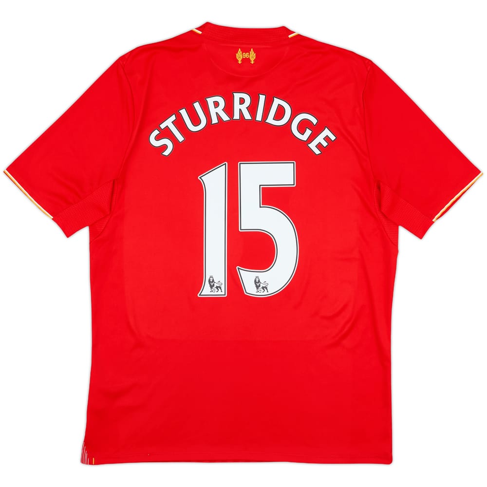 2015-16 Liverpool Home Shirt Sturridge #15 - 8/10 - (M)